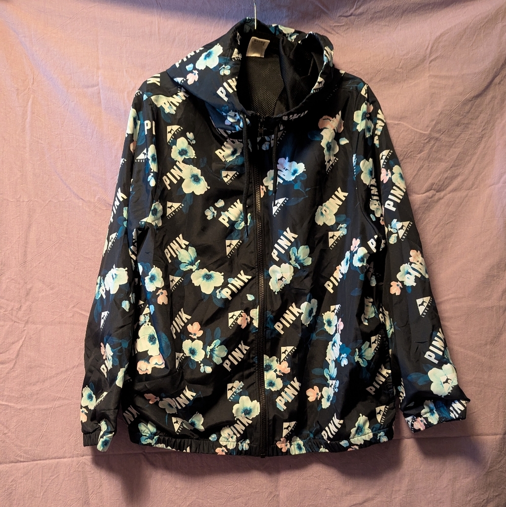 PINK Victoria's Secret Floral Anorak